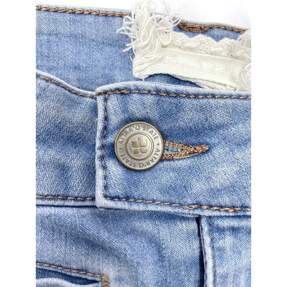 Altar’d State Women 26/3 Denim Jean Shorts Front Pockets Juniors - Picture 6 of 6